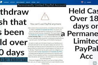 appeal to restore your paypal limitation 180 days to withdraw your money easily