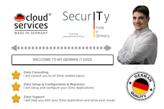 do zoho services and support for german customers