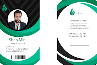 design business card and visiting card