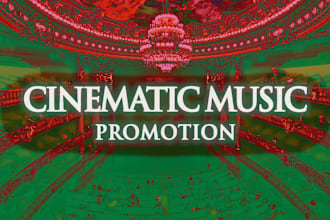 promote your orchestral, cinematic music on youtube and on spotify