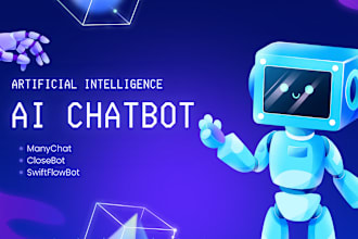 build smart ai chatbot with manychat, and closebot for social media