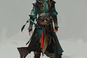 create a d and d character art and dnd art