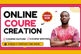 do online course content, course curriculum, lesson plan for online university