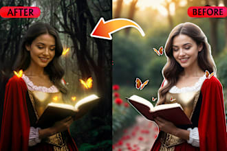 do professional photoshop image editing and photo manipulation