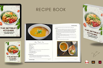 design and format cookbooks, recipe books, and covers