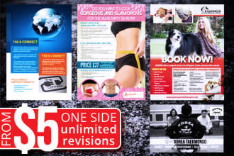 design amazing flyer,poster,brochure,post card