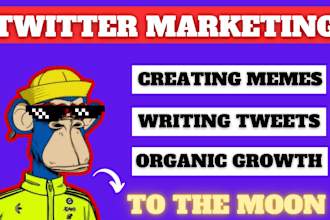 do twitter marketing for crypto promotion and nft promotion