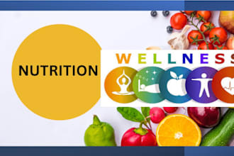 be your online nutritionist and wellness coach