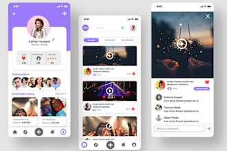develop live streaming app, live streaming website, video streaming app
