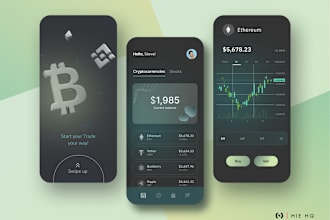 develop fintech app, blockchain app, neobank app, credit score app, payment app