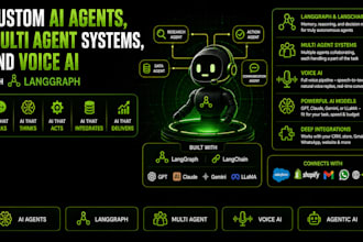 build custom ai agents, multi agent systems with  langchain