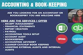 do accounting and bookkeeping,qbo online,payroll,excel