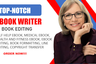 write self help book, ghostwriter for medical ebook health fitness cookbook yoga
