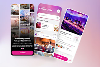 develop event booking management app, ticket booking app, event booking app