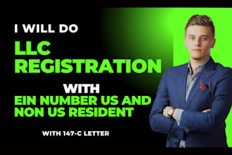 do US llc or inc registration with ein number for US and non US resident