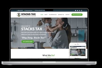 design tax website tax income website tax prep investment finance website