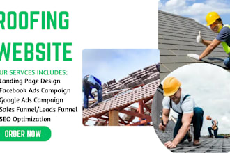 design roofing website roofing contractor construction hvac website