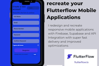 redesign, reskin and optimize your flutterflow app