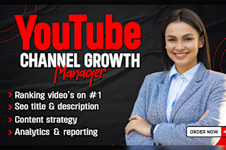 manage your youtube channel for organic growth