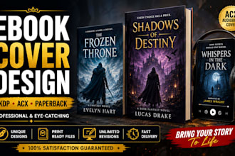 illustrate your ebook, acx, and book cover design