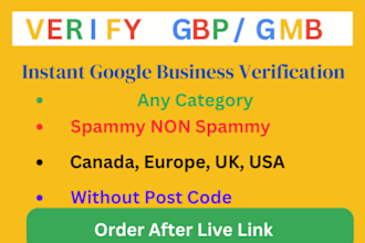 create verified gmb listing, local seo, gbp profile google maps listing