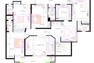 be your architect, expert draftsman for 2d floor plan and house plans in autocad