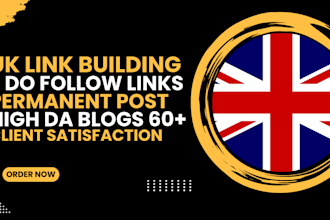 do UK link building on high da blogs with do follow backlinks