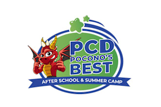 design emotional attract school and summer camp logo