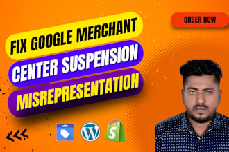 fix google merchant center suspension and misrepresentation