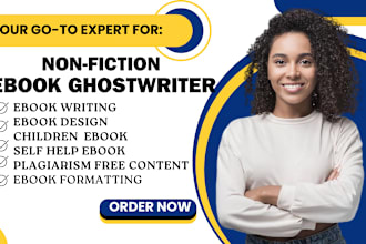 coach, write and edit nonfiction ebook, self help, medical health fitness book