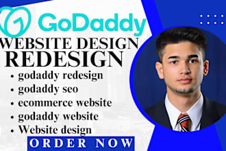 design godaddy website redesign godaddy website fix and update godaddy website