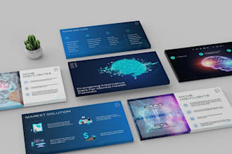 design investor pitch deck and powerpoint presentation