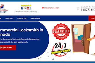design responsive locksmith wordpress website