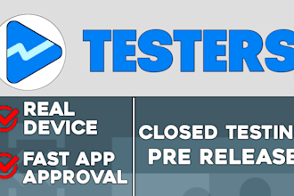 provide 20 active testers for your new play console app