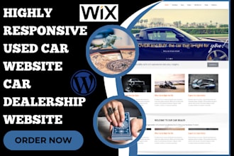 design responsive used car website car dealership website automotive website