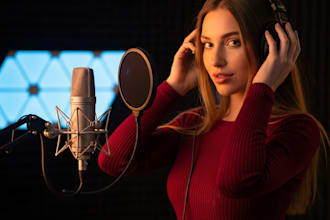 record a female castilian spanish voiceover