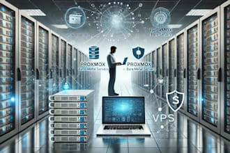 set up proxmox vps hosting on bare metal servers