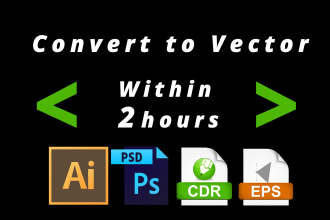 vectorize logo, editing, cleanup, high resolutions