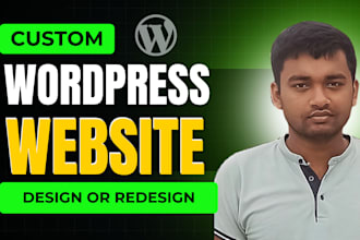 design wordpress website design and development