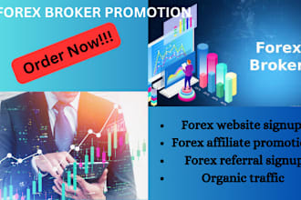 promote forex broker website and forex affiliate link signup