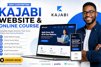 kajabi online course, kajabi website, kajabi sales funnel, kajabi landing page