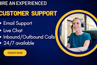 do customer service via emails, live chat, calls