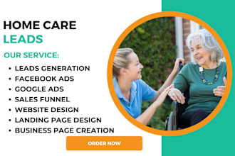home care leads home care website elderly care leads hospice medicare home care