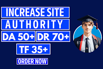 increase domain rating ahrefs DR ur moz da and tf cf fast