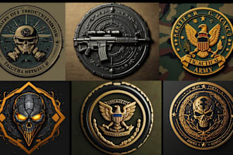 design skull, tactical military, army, badge logo for you