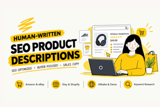 write ecommerce store listings and product descriptions