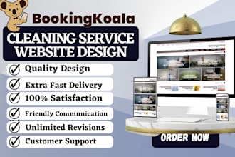 cleaning service website pricing parameter booking koala website launch27