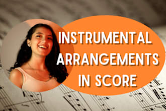 do orchestrations and instrumental arrangements