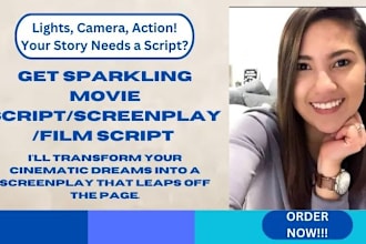 write screenplay, scriptwriting, movie script, children script kid story fanfic