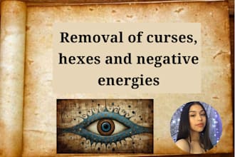 remove curses, hexes and negative energies